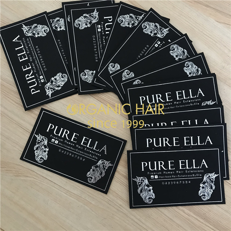 Luxury custom cheap hair business card service X187